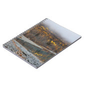 Gouden herfst boslandschap notitieboek (Linkerzijde)