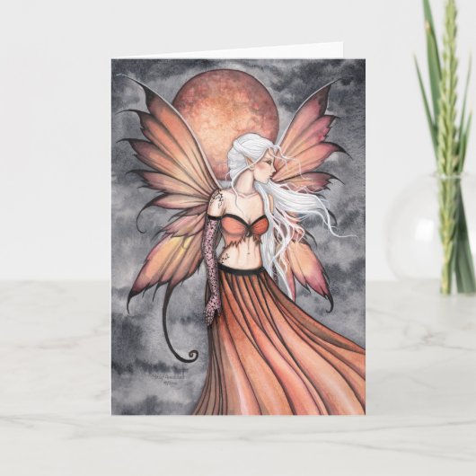 Gouden Herfst Elf Groetkaart Kaart (Voorkant)