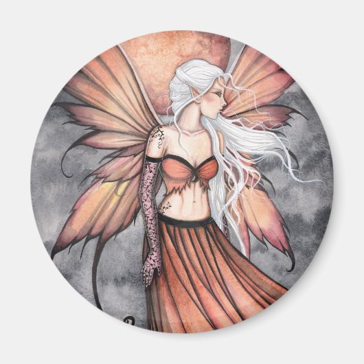 Gouden Herfst Elf Magneet (Voorkant)