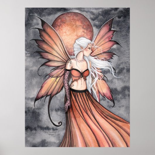 Gouden Herfst Elf Poster (Voorkant)
