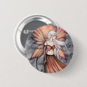 Gouden Herfst Elf Ronde Button 5,7 Cm (Voorkant /achterkant)