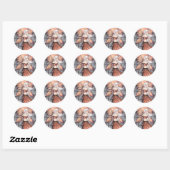 Gouden Herfst Elf Ronde Sticker (Vel)
