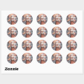 Gouden Herfst Elf Ronde Sticker (Vel)
