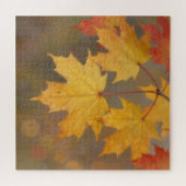 Gouden Herfst Esdoornbladeren Legpuzzel (Horizontaal)