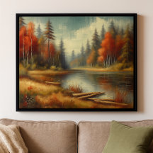 Gouden Herfst Forest Reflections