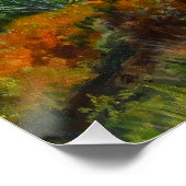 Gouden herfst in de bergen perfect poster (Hoek)