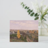 gouden herfst | Issac Levitan Briefkaart (Staand voorkant)