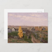 gouden herfst | Issac Levitan Briefkaart (Voorkant / Achterkant)
