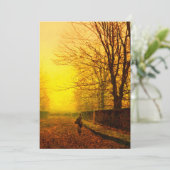 Gouden Herfst John Atkinson Grimshaw Save The Date (Staand voorkant)