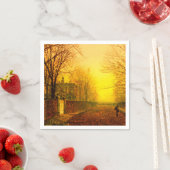 Gouden Herfst John Atkinson Grimshaw Servet (Insitu)