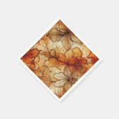 Gouden herfst laat alcoholinkt ontkoppelingspapier servet (Hoek)