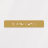 Gouden Herfst Naamlabels Labels (Design 1)