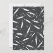 Gouden Herfst Nieuwe Geboorte Aankondiging Baby Fo (Achterkant)