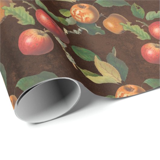 Gouden Herfst Oogst Fruit Cadeaupapier (Rol Hoek)