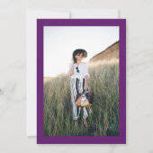 Gouden herfst oversize bloemige waterverf Sweet 16 Kaart (Achterkant)