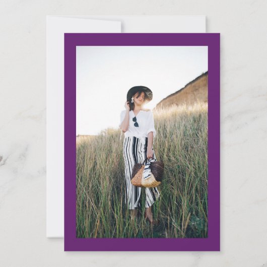 Gouden herfst oversize bloemige waterverf Sweet 16 Kaart (Achterkant)