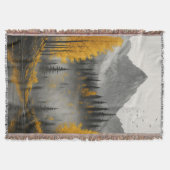 Gouden Herfst Reflecties Deken (Voorkant)