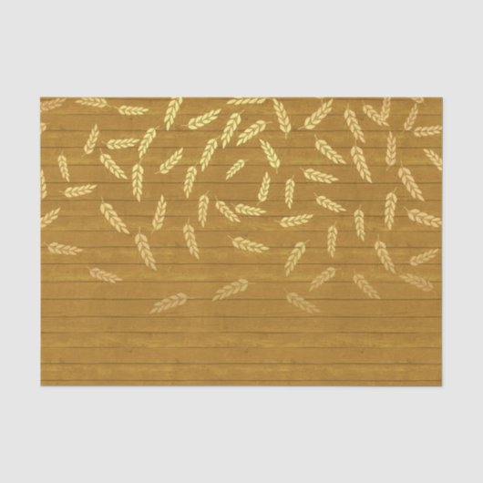 Gouden Herfst Tarwe Tissuepapier (Voorkant)