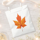 Gouden herfstbladeren bedankzakje (Geknipt)