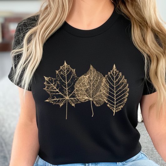 Gouden herfstbladeren | Herfstblad Tri-Blend Shirt