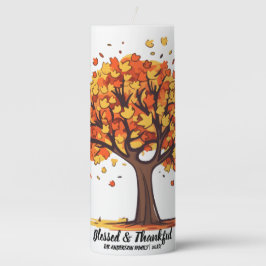 Gouden herfstbomen fijne Thanksgiving groet
