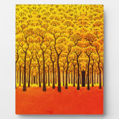 Gouden Herfstbos Fotoplaat (Voorkant)