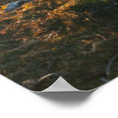 Gouden herfstdag boven de wolken poster (Hoek)