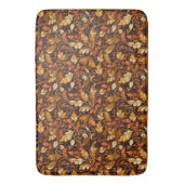 Gouden herfstpatroon badmat (Voorkant Verticaal)