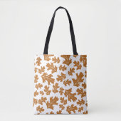 Gouden herfstpatroon tote bag (Voorkant)