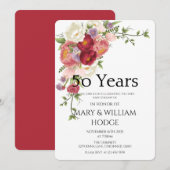 Gouden herinneringen: 50 jaar liefde vieren kaart (Voorkant / Achterkant)