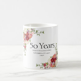 Gouden herinneringen: 50 jaar liefde vieren koffiemok