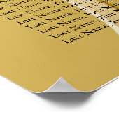 Gouden Herten 16 tafels Zitkaart Poster (Hoek)