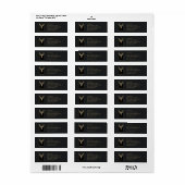 Gouden Herten Hoofd Etiket (Full Sheet)