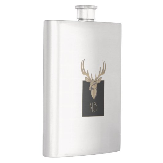 Gouden Herten Hoofd Flacon (Rechts)