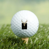 Gouden Herten Hoofd Golfballen (Insitu Shirt)
