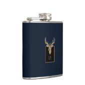 Gouden Herten Hoofd Heupfles (Rechts)