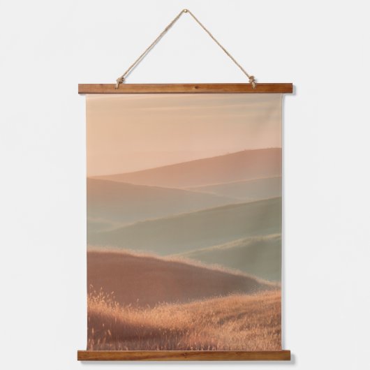 Gouden Heuvels Hangend Wandkleed (Voorkant)