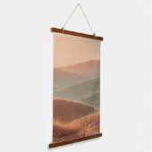 Gouden Heuvels Hangend Wandkleed (Gebogen)