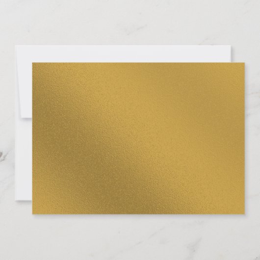 Gouden Hindoe bruiloft uitnodiging (Achterkant)