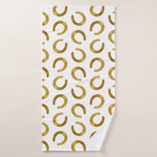 Gouden hoefijzer badhanddoek (Badhanddoek)