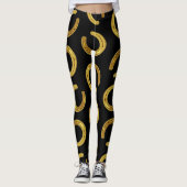 Gouden hoefijzer leggings (Voorkant)