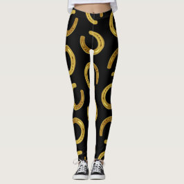 Gouden hoefijzer leggings