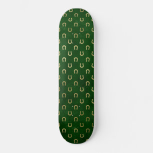 Gouden Hoefijzer Lucky Charm Groene St. Patrick's Persoonlijk Skateboard