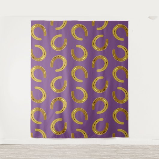 Gouden hoefijzer wandkleed (Voorkant)