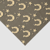 gouden Hoefijzers en sterren Tissuepapier (Detail)