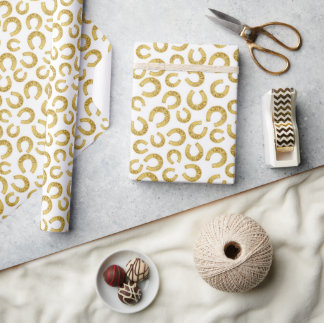 Gouden Hoefijzers Succes Cadeaupapier
