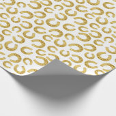 Gouden Hoefijzers Succes Cadeaupapier (Hoek)