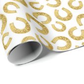 Gouden Hoefijzers Succes Cadeaupapier (Rol Hoek)