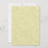 Gouden Hoek Flourish Uitnodiging (Achterkant)