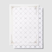 Gouden Hoeken Bruiloft  Vellum Uitnodigingen (Offset (Uitnodiging))